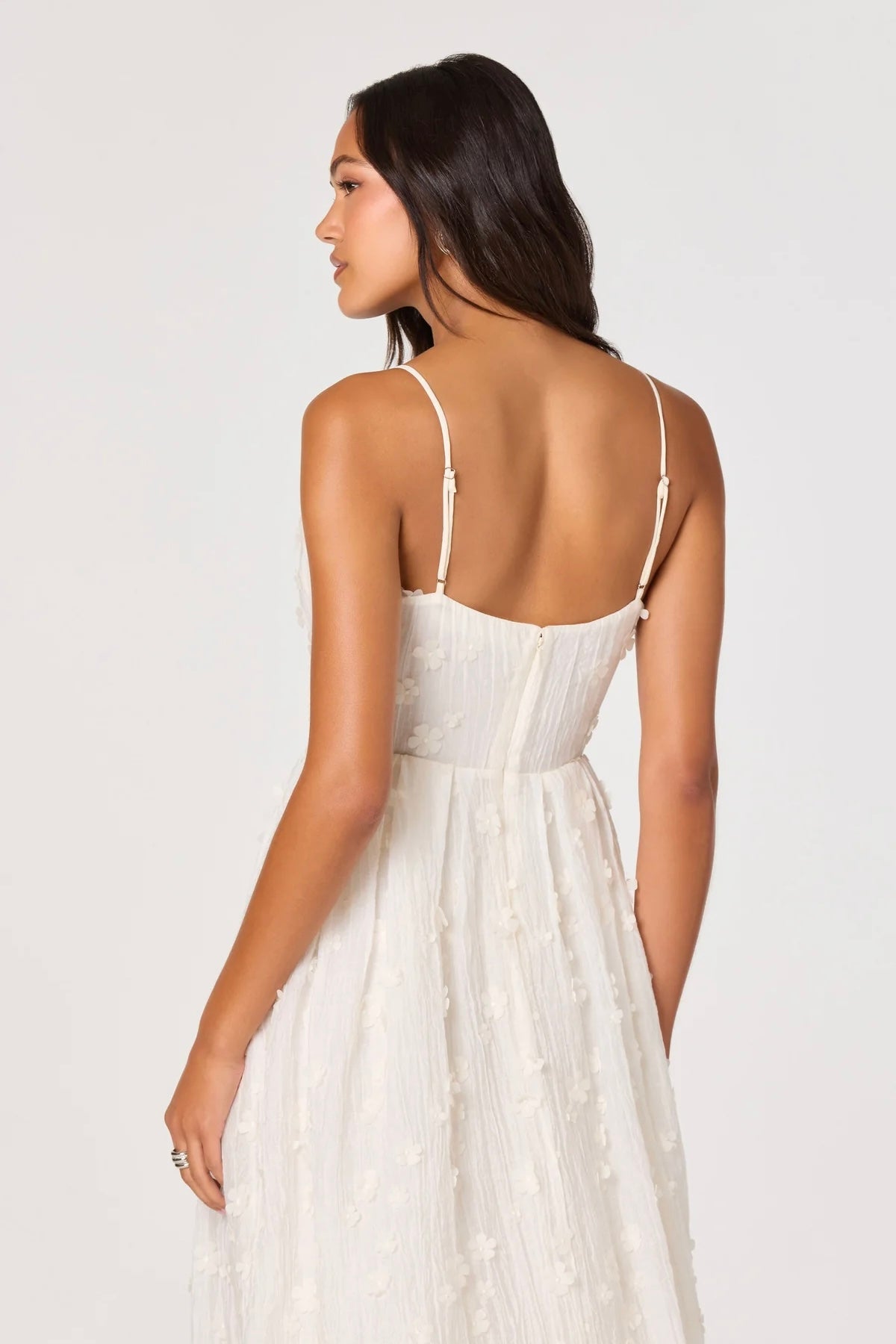 Avani Cream Midi Dress