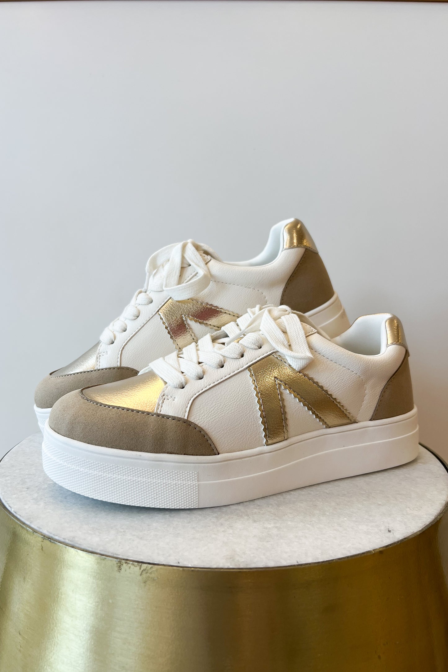 Avani Gold Metallic Platform Sneaker - FINAL SALE