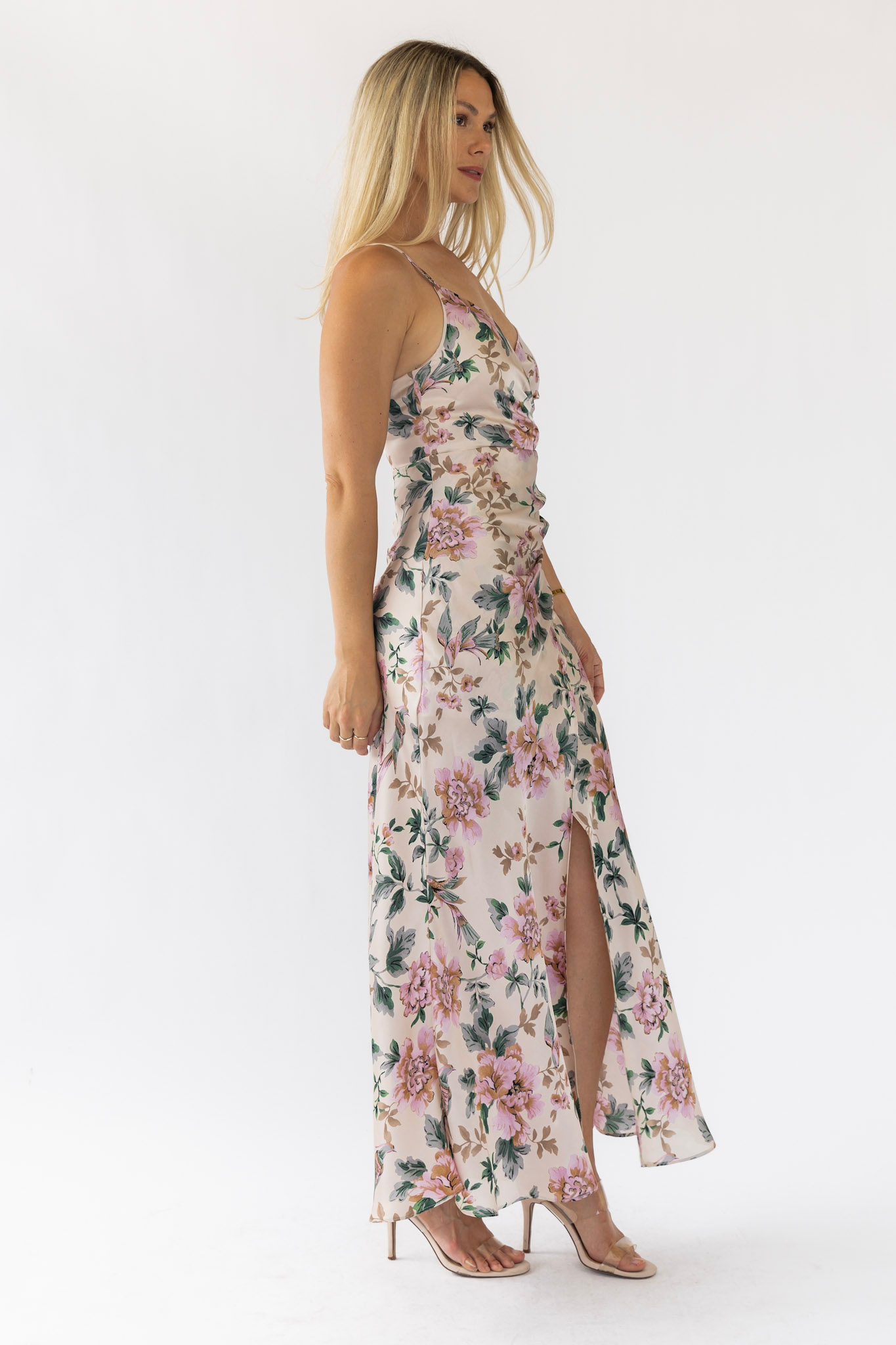 Scarlette Ivory Floral Midi Dress