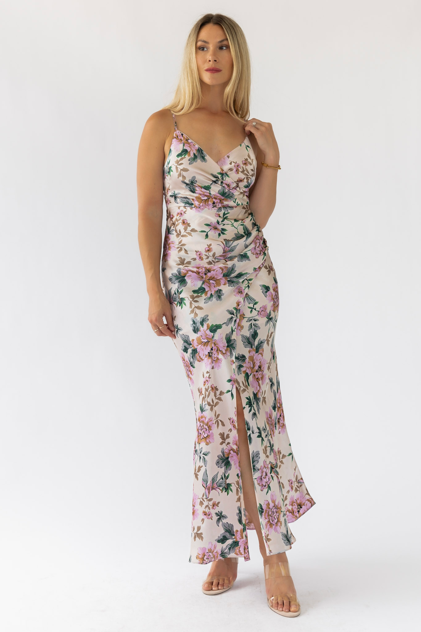 Scarlette Ivory Floral Midi Dress