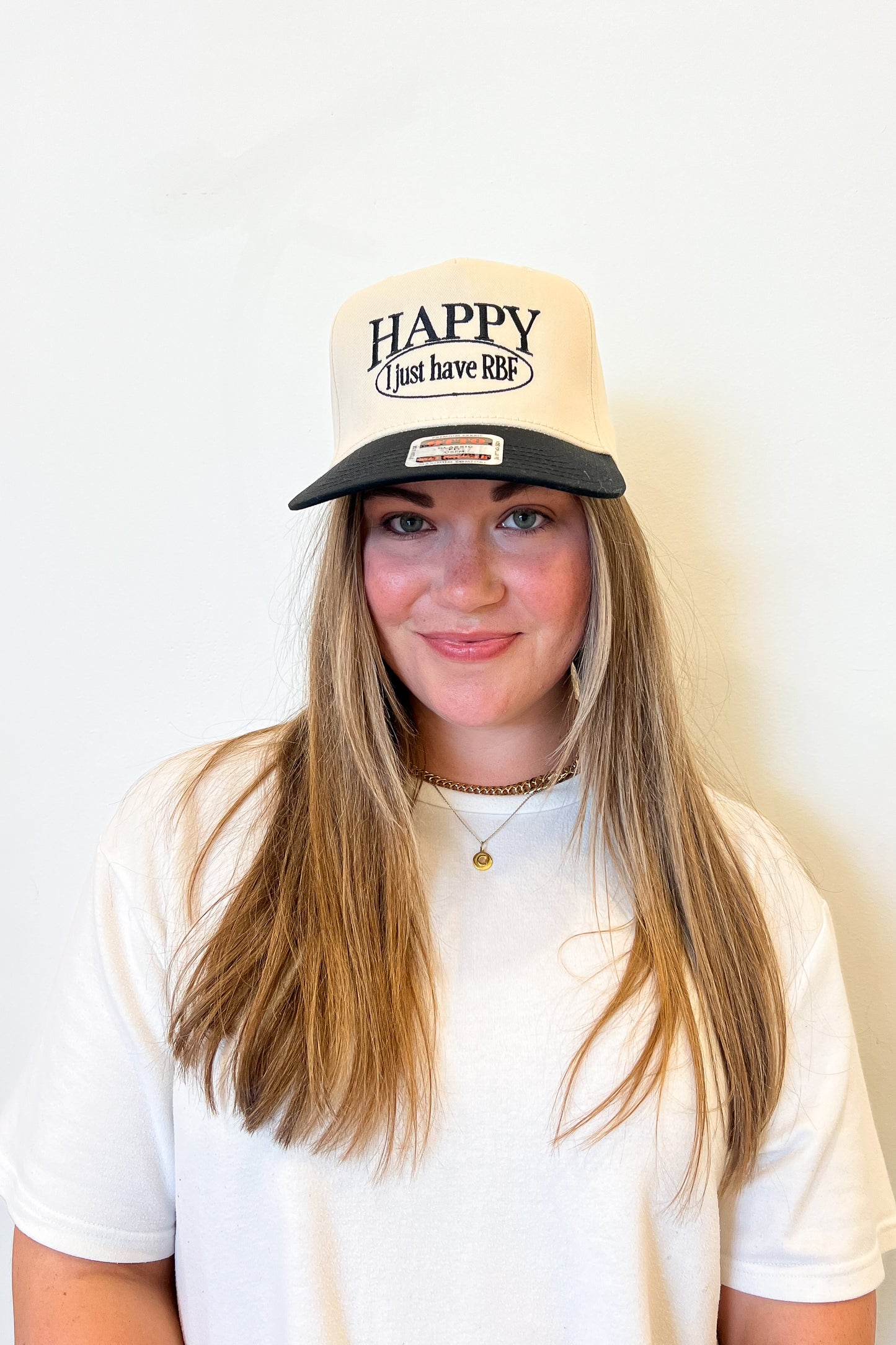 Happy & RBF Trucker Hat - FINAL SALE