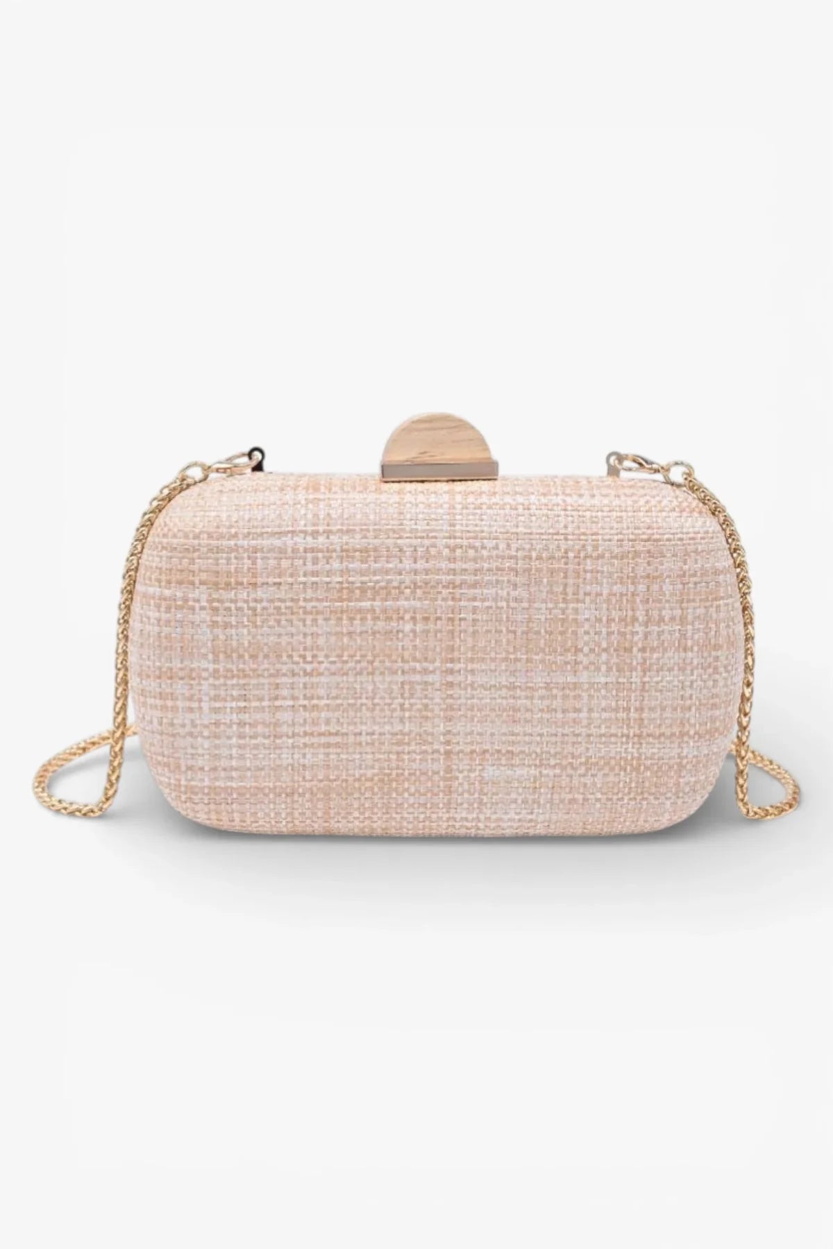 Kayden Pink Natural Evening Bag - FINAL SALE