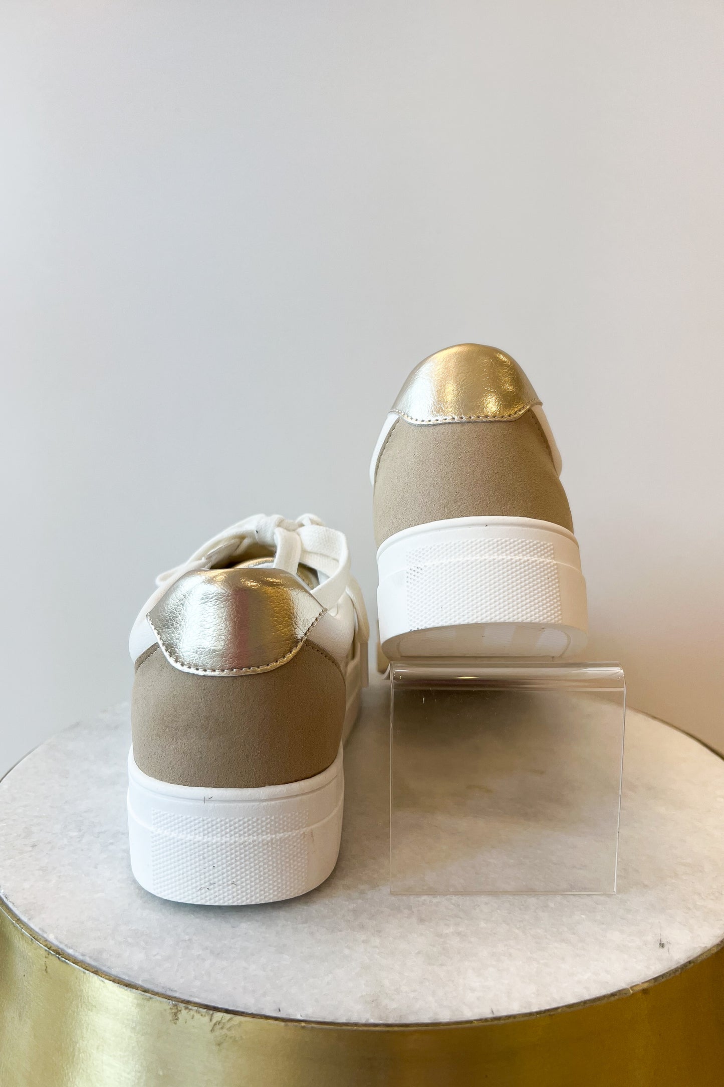 Avani Gold Metallic Platform Sneaker - FINAL SALE