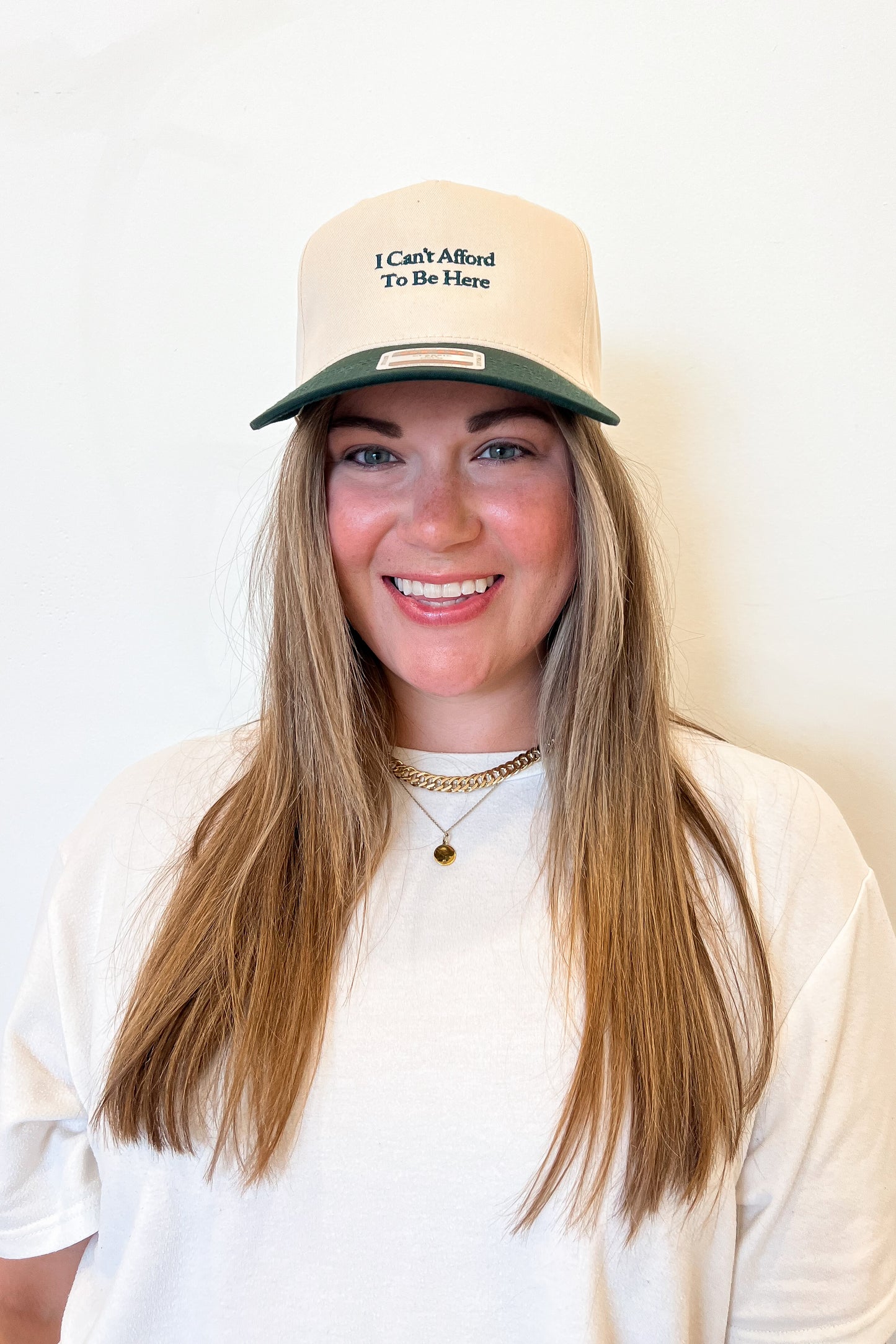 I Can't Afford To Be Here Trucker Hat - FINAL SALE