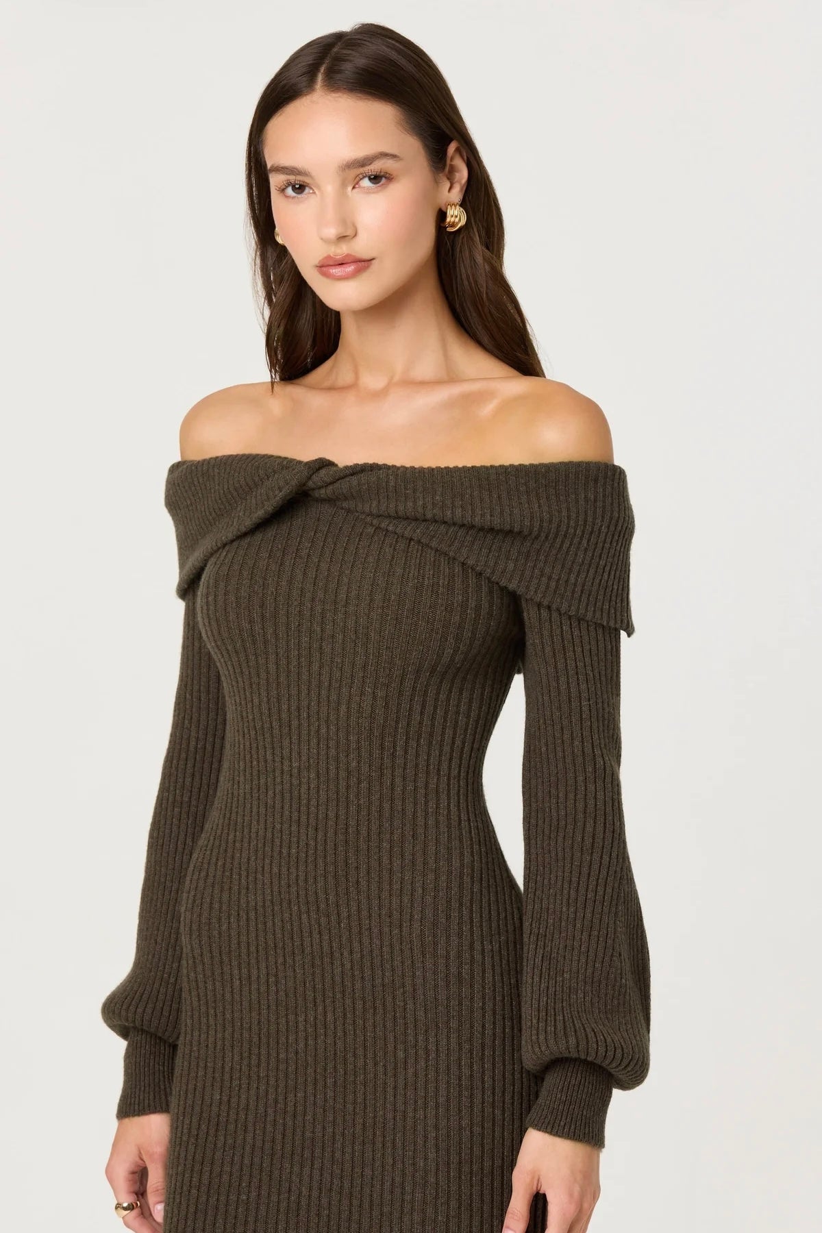 Tilde Walnut Sweater Dress - FINAL SALE