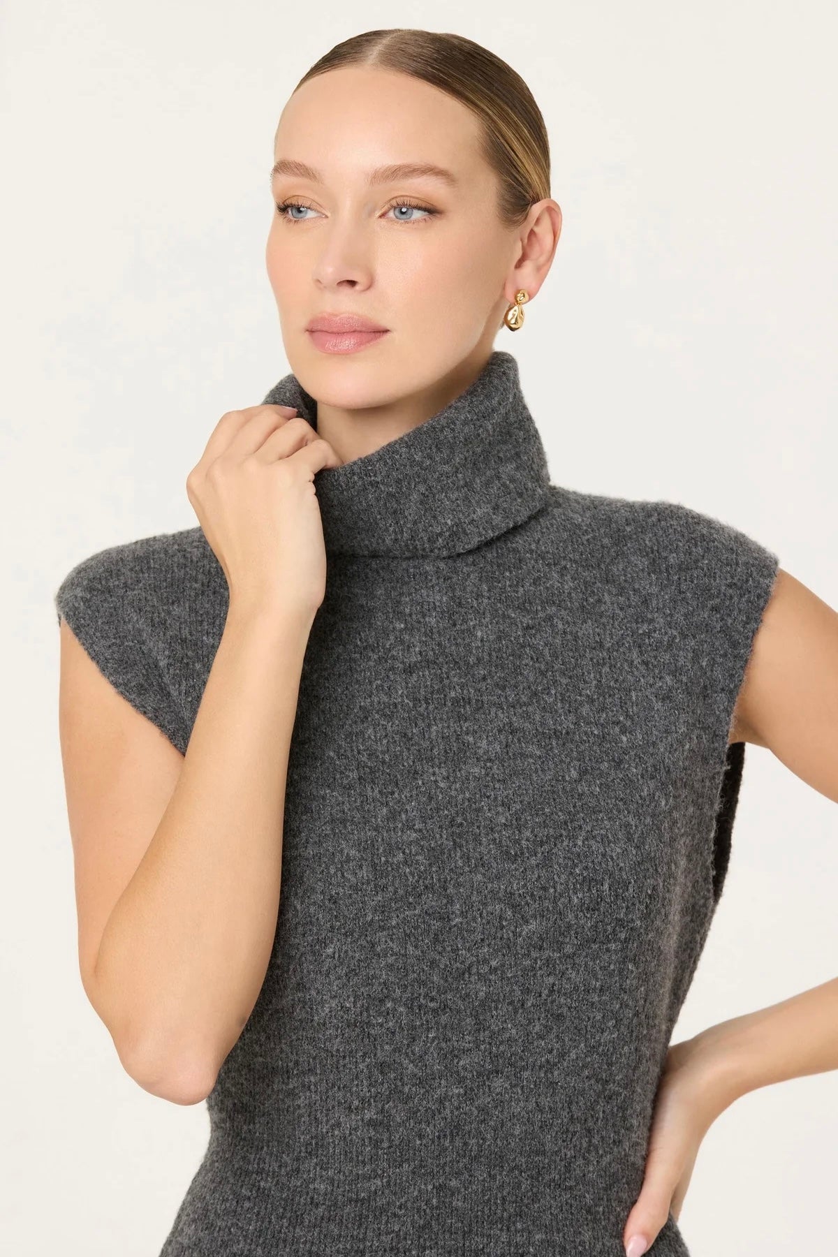 Roxanna Charcoal Sweater Dress - FINAL SALE
