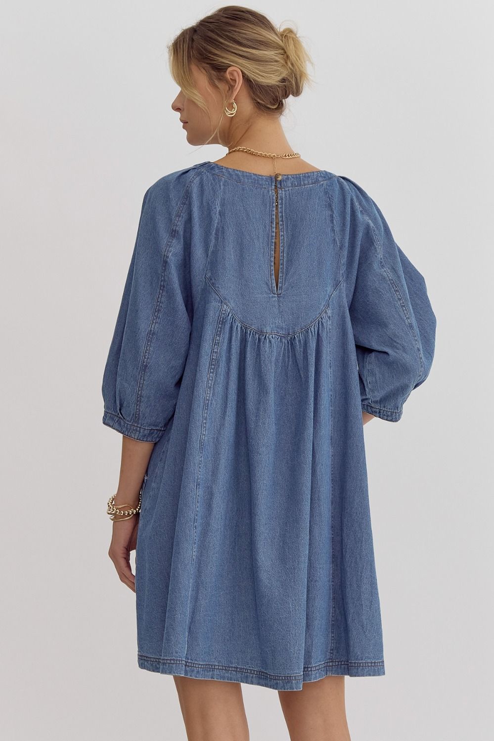 Karri Denim Shift Dress