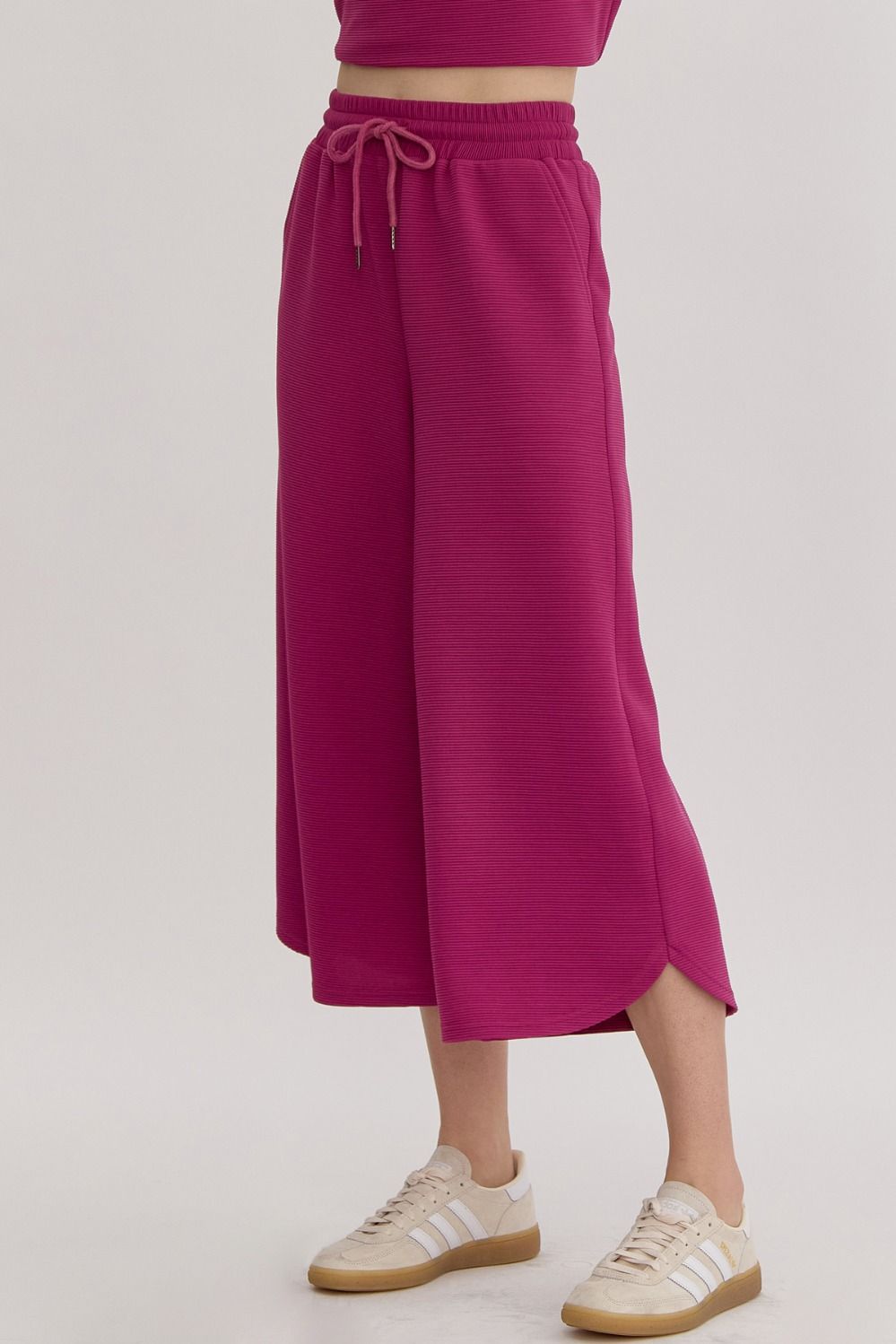 Nelly Magenta Flare Pants - FINAL SALE