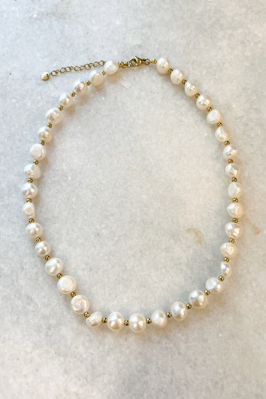 Pearl & Gold Necklace - FINAL SALE
