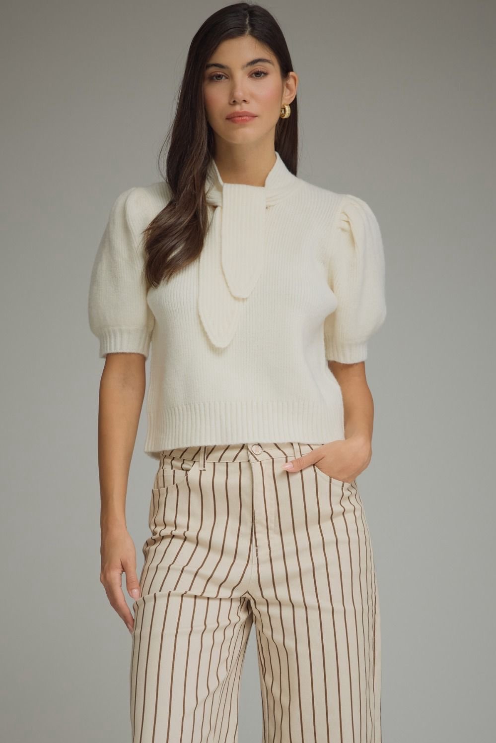 Jarrell Cream Sweater Top