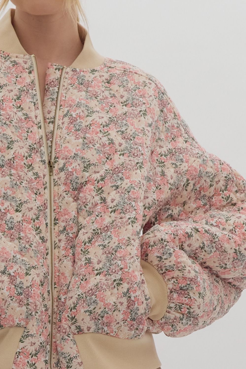 Rosella Floral Quilted Jacket - FINAL SALE