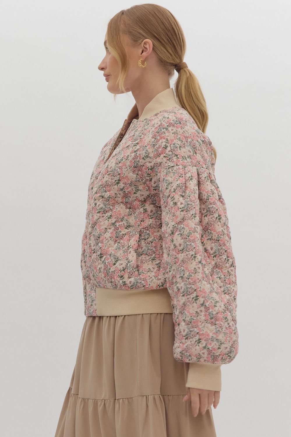 Rosella Floral Quilted Jacket - FINAL SALE