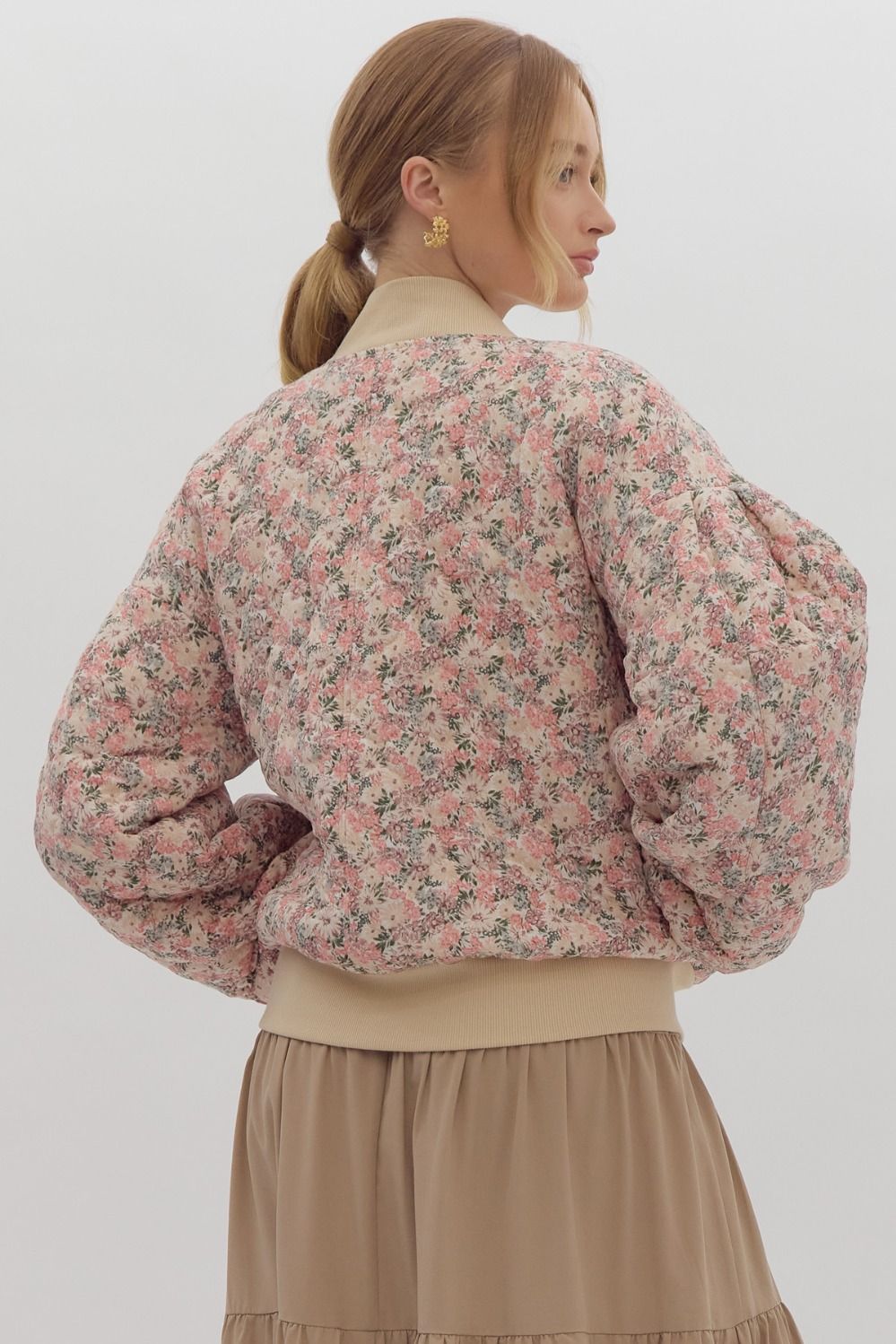 Rosella Floral Quilted Jacket - FINAL SALE