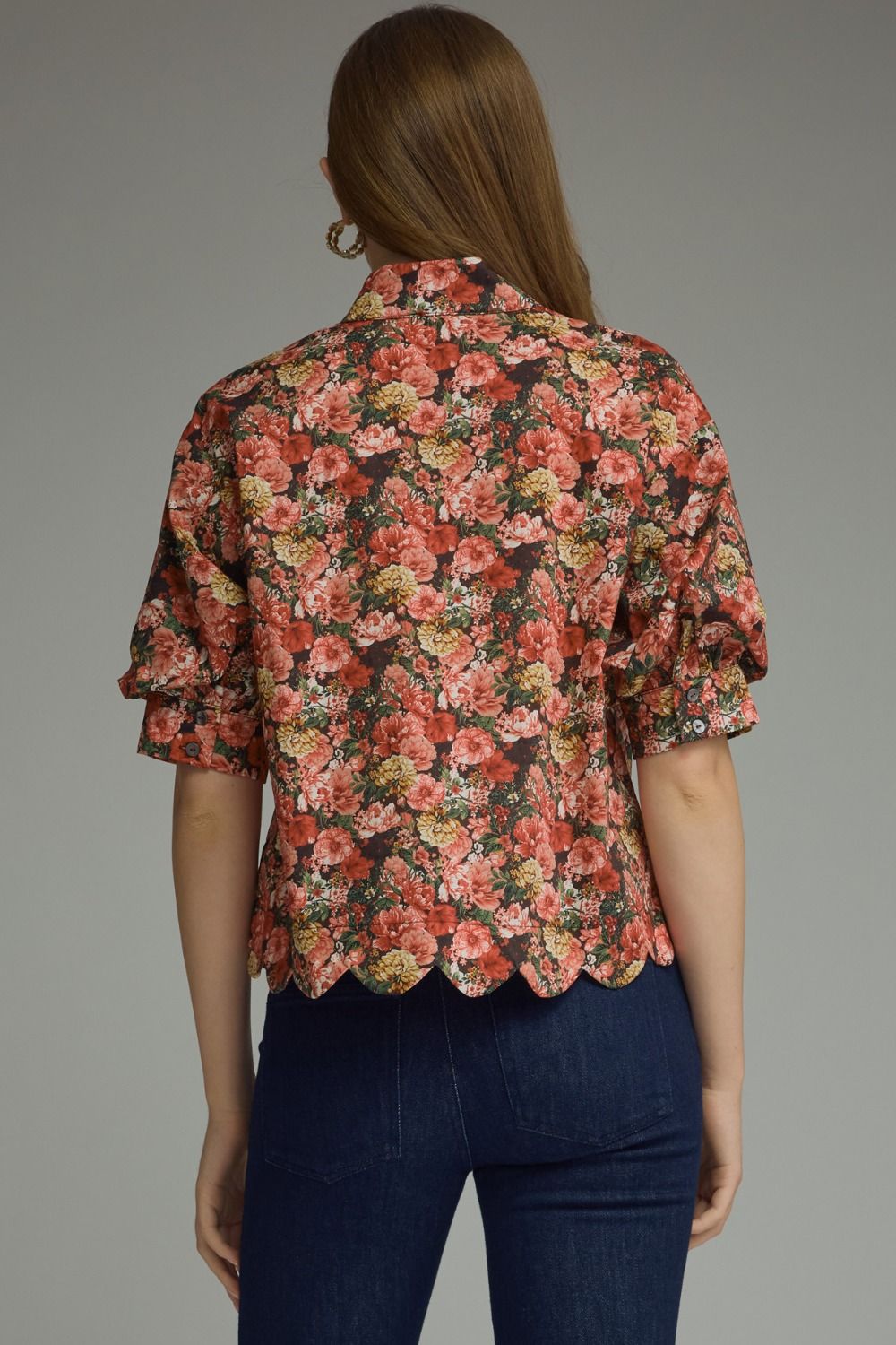 Kenlyn Red Floral Blouse