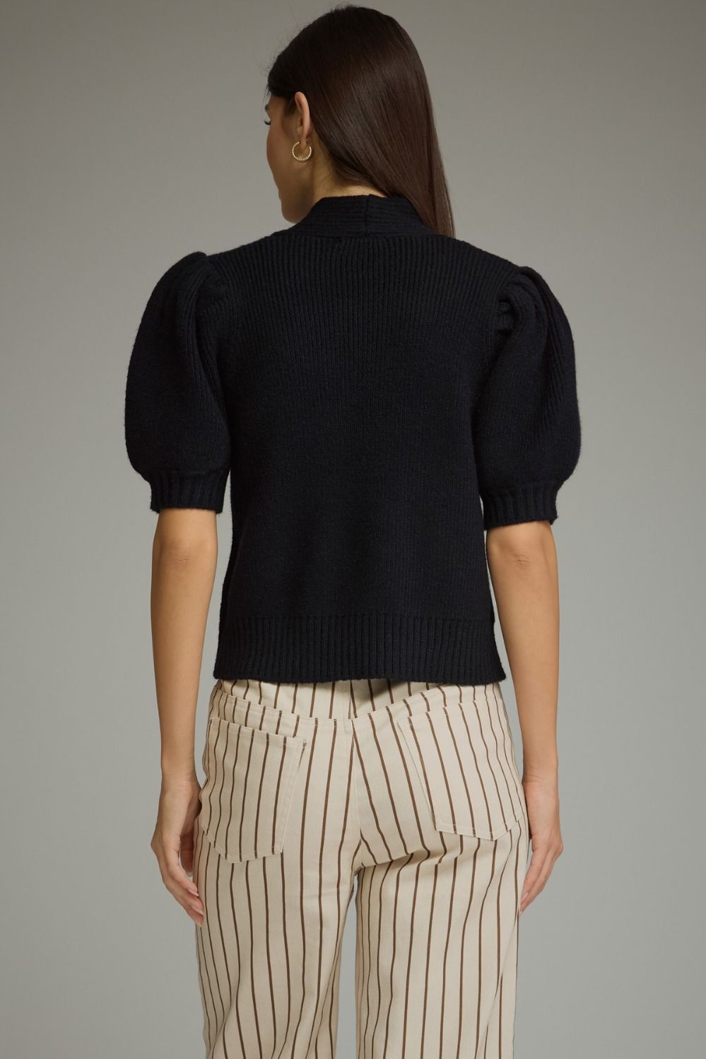 Jarrell Black Sweater Top