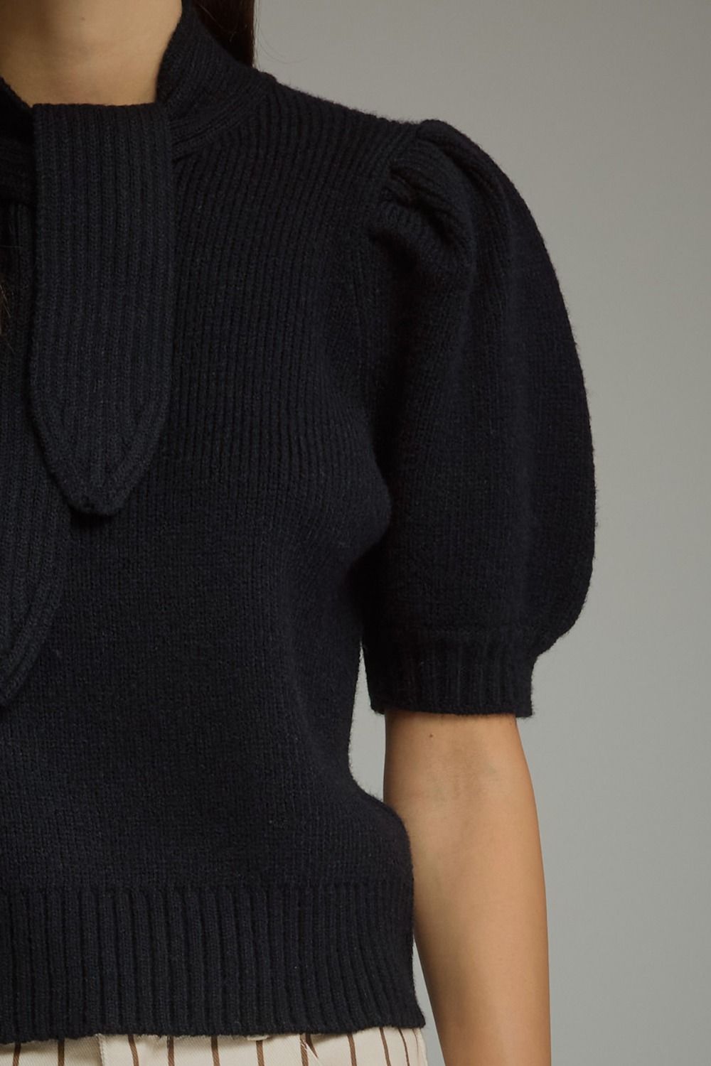 Jarrell Black Sweater Top