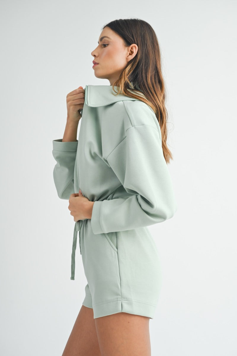 Izzy Sage Athleisure Romper - FINAL SALE