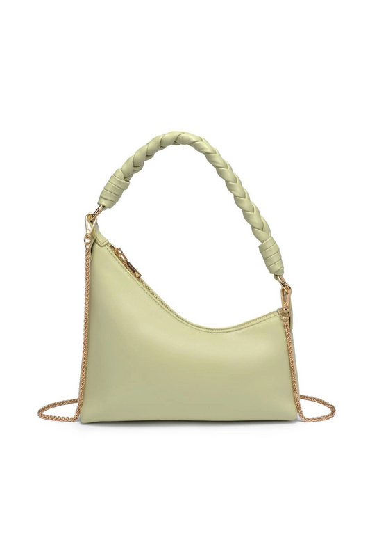 Taylor Green Asymmetrical Clutch Bag - FINAL SALE