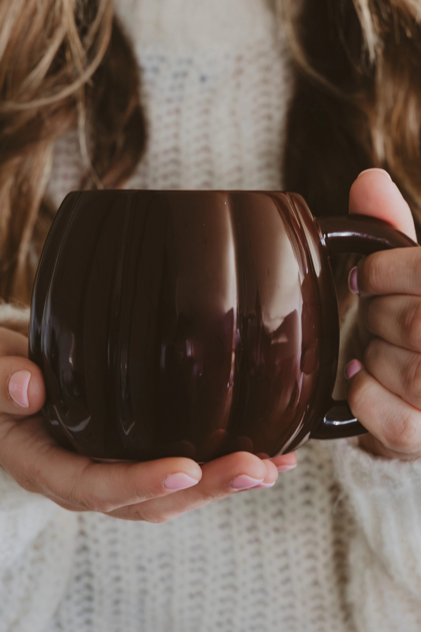 Brown Pumpkin Coffee Mug - FINAL SALE