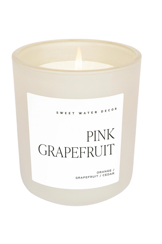 Pink Grapefruit Soy Candle - FINAL SALE