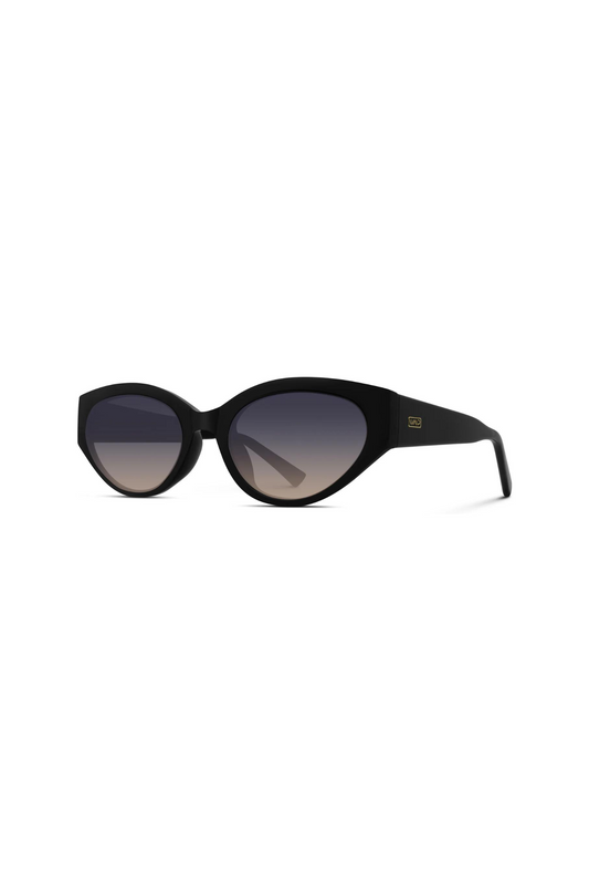 Tarren Black Slim Cateye Sunglasses - FINAL SALE