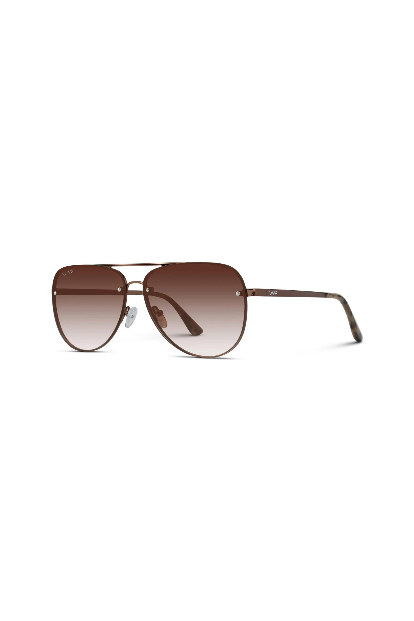 Jade Brown Aviator Sunglasses - FINAL SALE