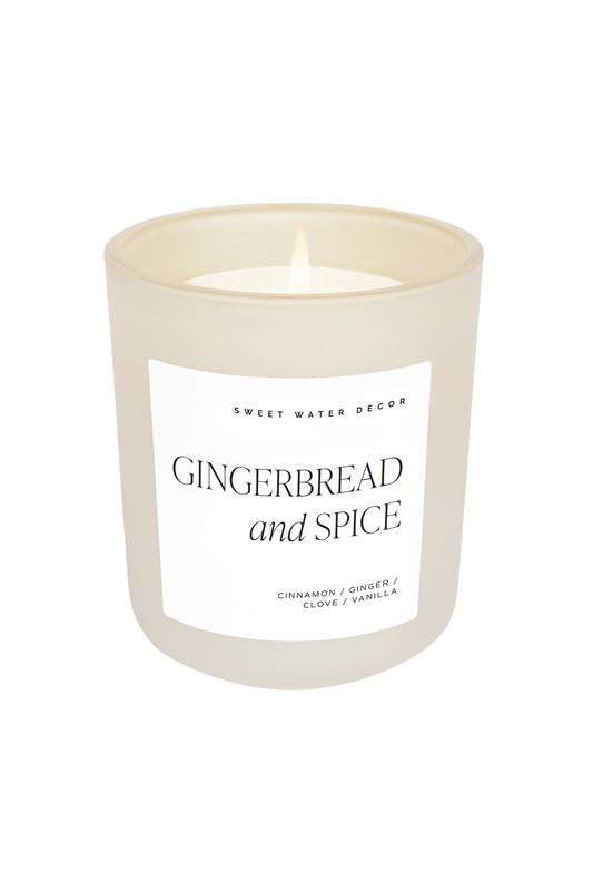 Gingerbread and Spice Soy Candle - FINAL SALE