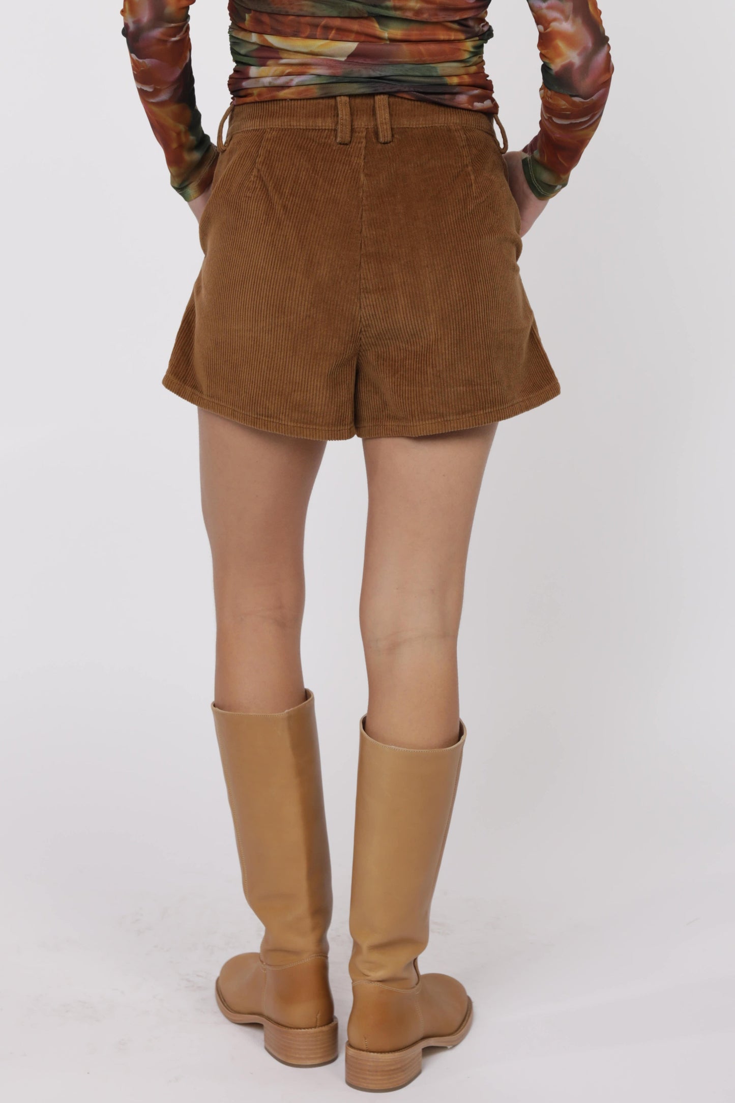 Lettie Brown Corduroy Shorts